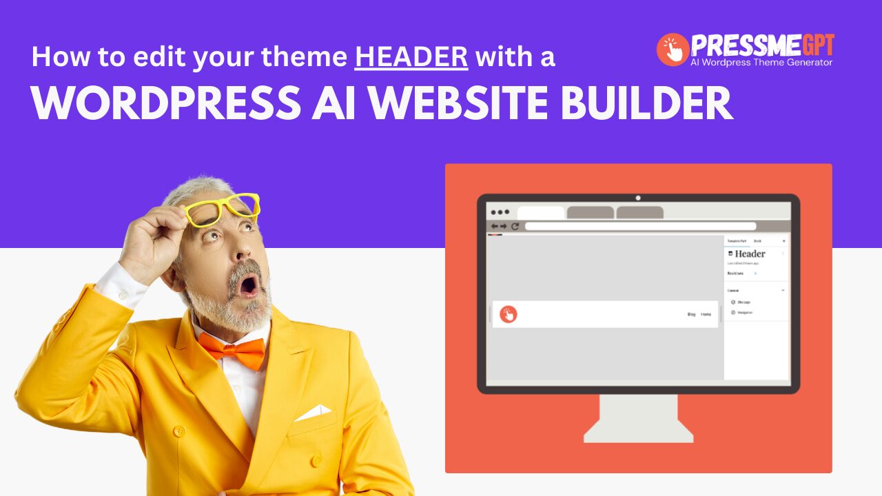 How to Edit Your WordPress Header & Menu in Full Site Editor on a AI Generated WordPress Theme