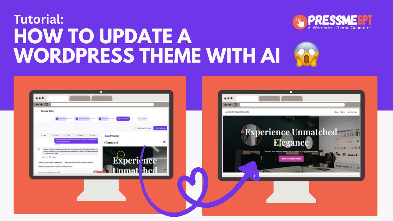 How to update a WordPress Theme with AI the easy way