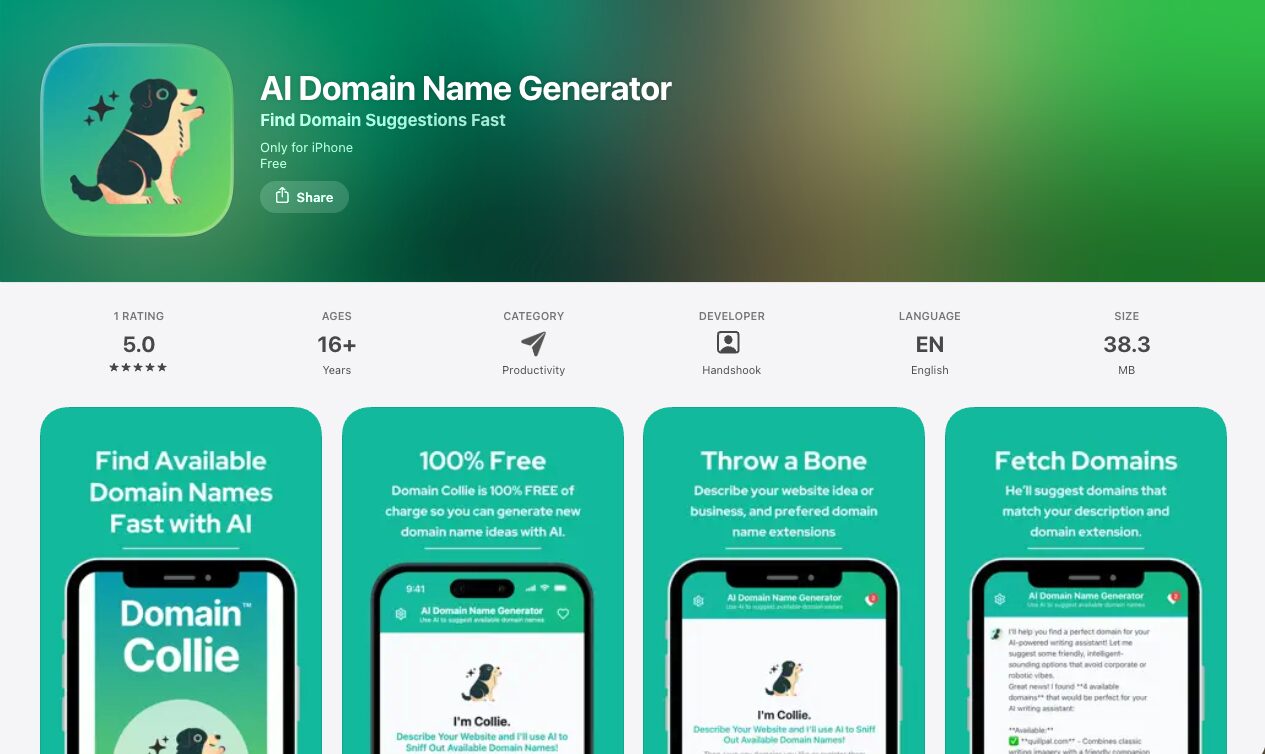 Case Study: How Domain Collie Built a Professional WordPress Site Quickly with PressMeGPT — While Keeping Focus on Their iOS App
