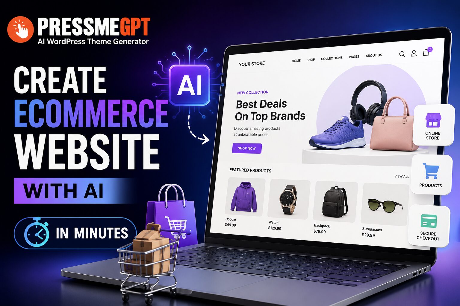 How to Create an Ecommerce Website with AI in Minutes