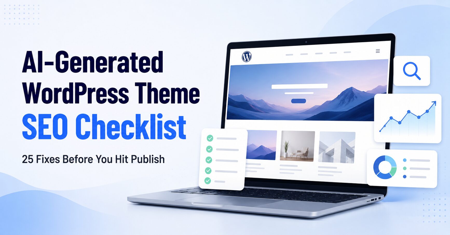 The AI-Generated WordPress Theme SEO Checklist: 25 Things to Fix Before You Hit Publish